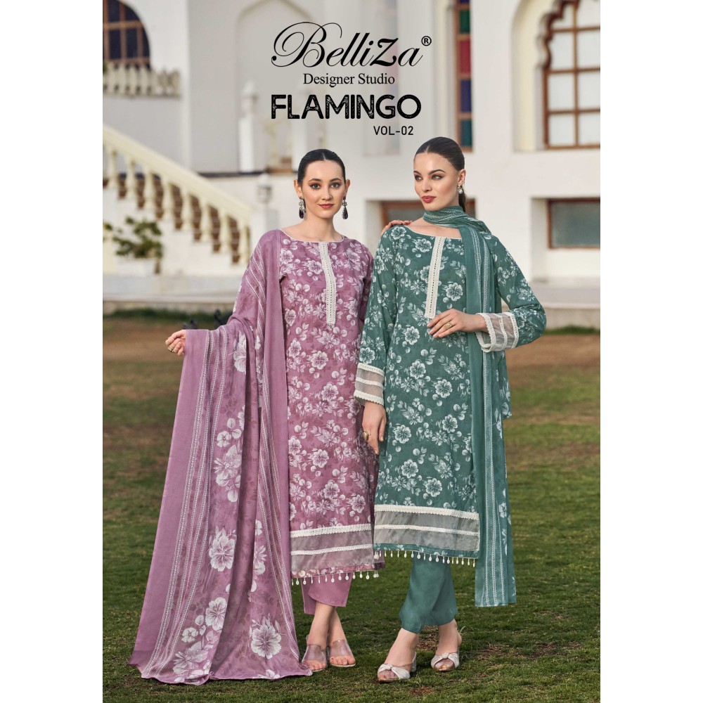 FLAMINGO 2 BELLIZA (Cotton Dupatta)