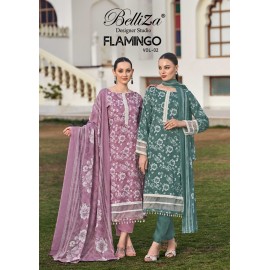 FLAMINGO 2 BELLIZA (Cotton Dupatta)