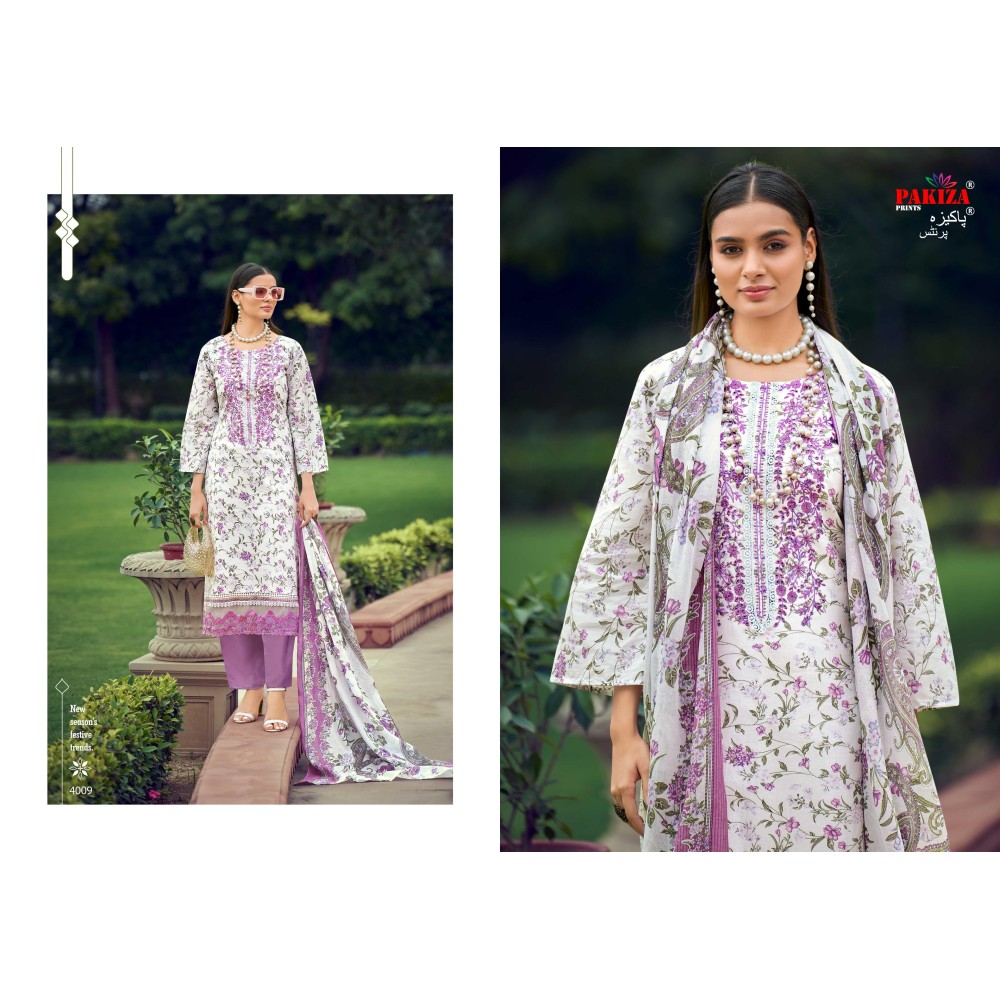 FLORA VOL 4 PAKIZA (Cotton Dupatta)