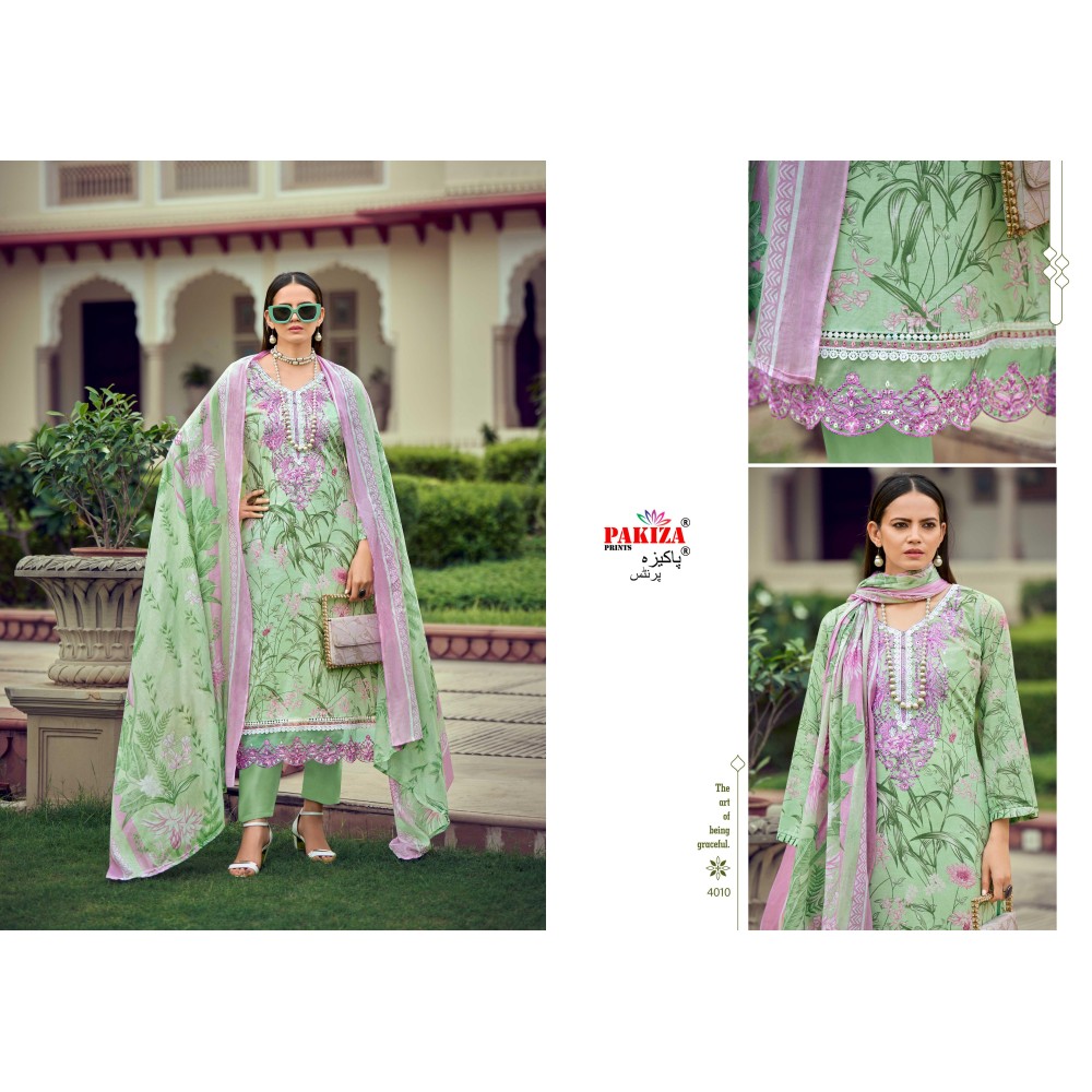 FLORA VOL 4 PAKIZA (Cotton Dupatta)