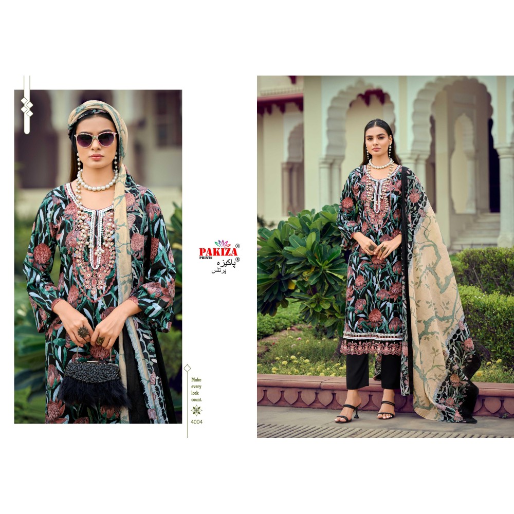 FLORA VOL 4 PAKIZA (Cotton Dupatta)