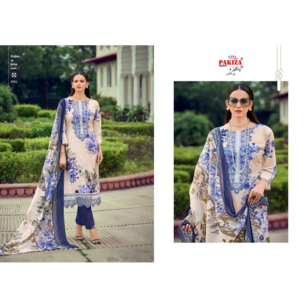 FLORA VOL 4 PAKIZA (Cotton Dupatta)