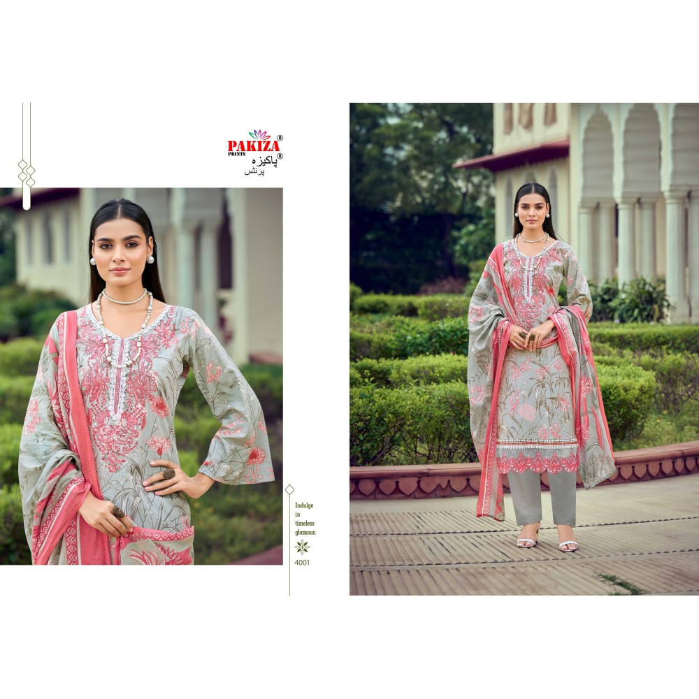 FLORA VOL 4 PAKIZA (Cotton Dupatta)