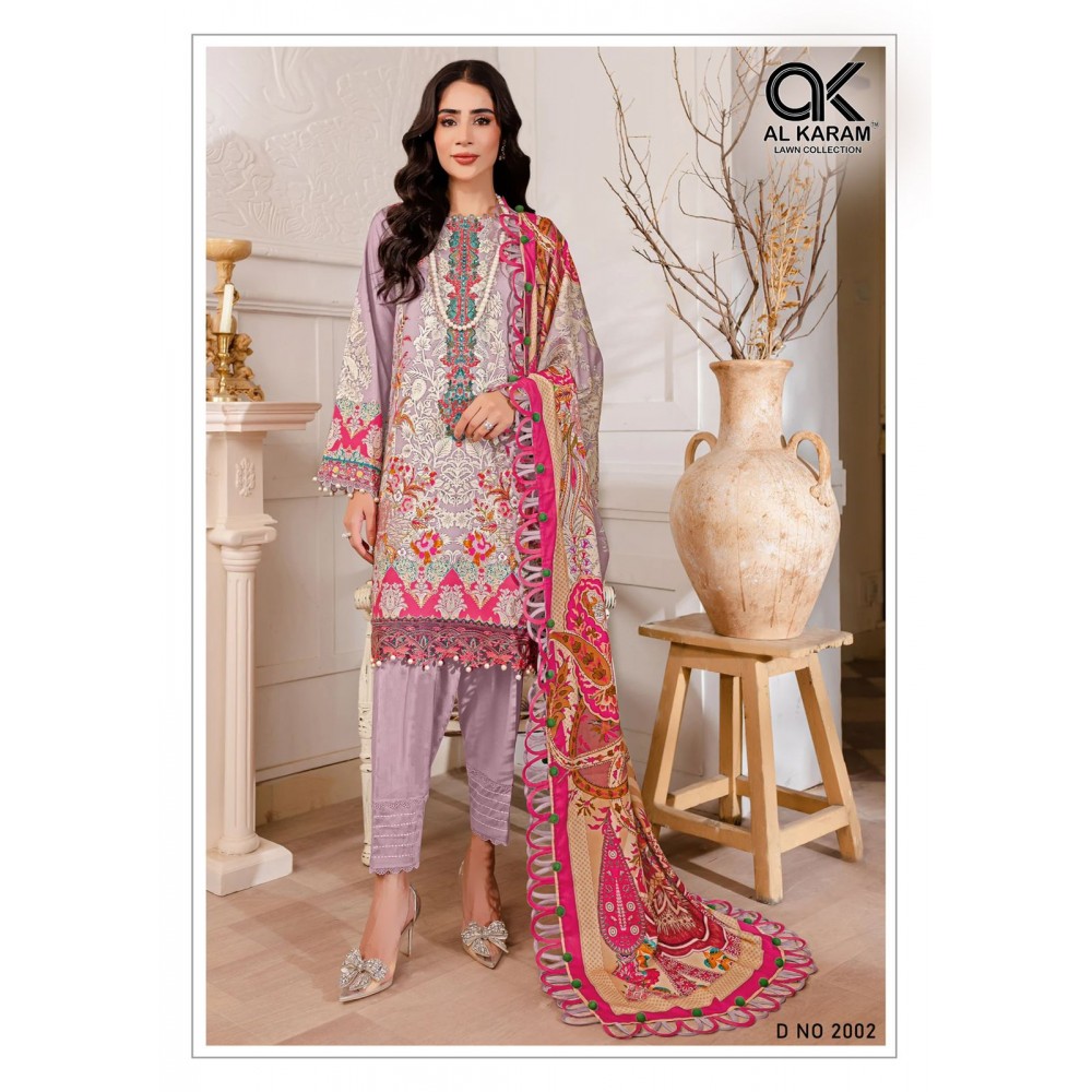 FLORENCE R VOL 2  AL KARAM  (Cotton Dupatta)