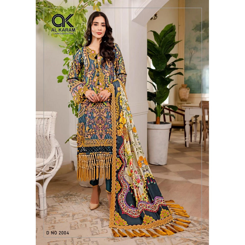 FLORENCE R VOL 2  AL KARAM  (Cotton Dupatta)