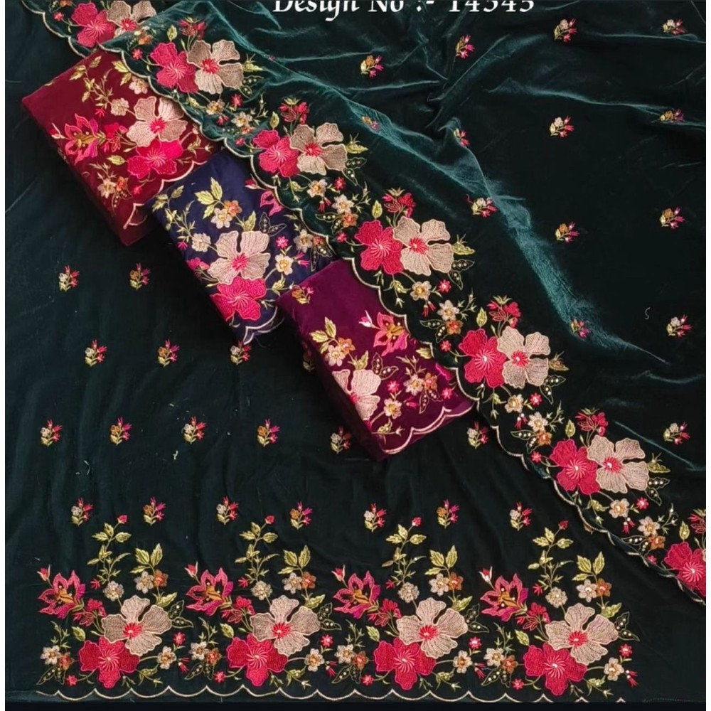 FULKARI VELVET (winter Collection)