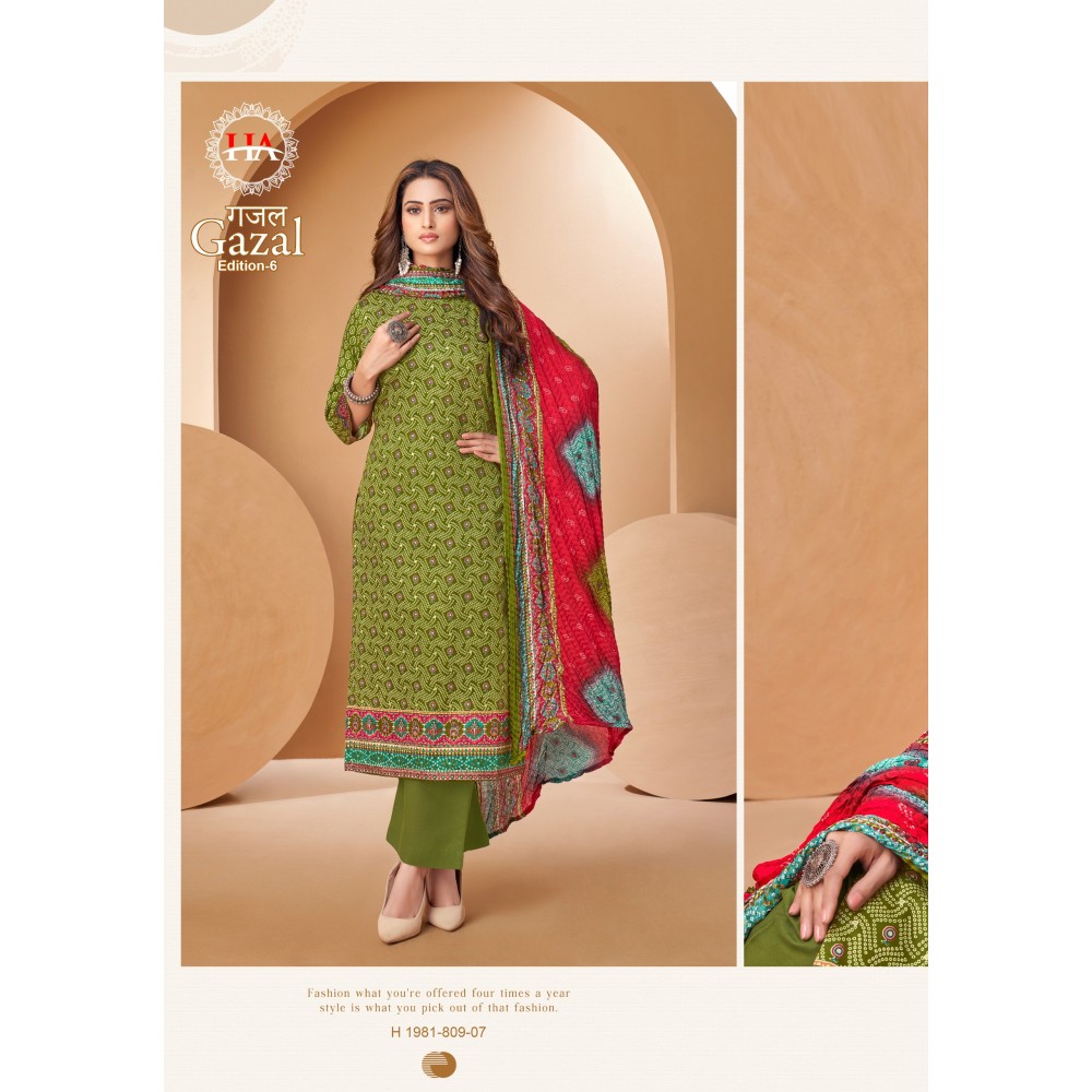 GAZAL 6 ALOK SUITS 