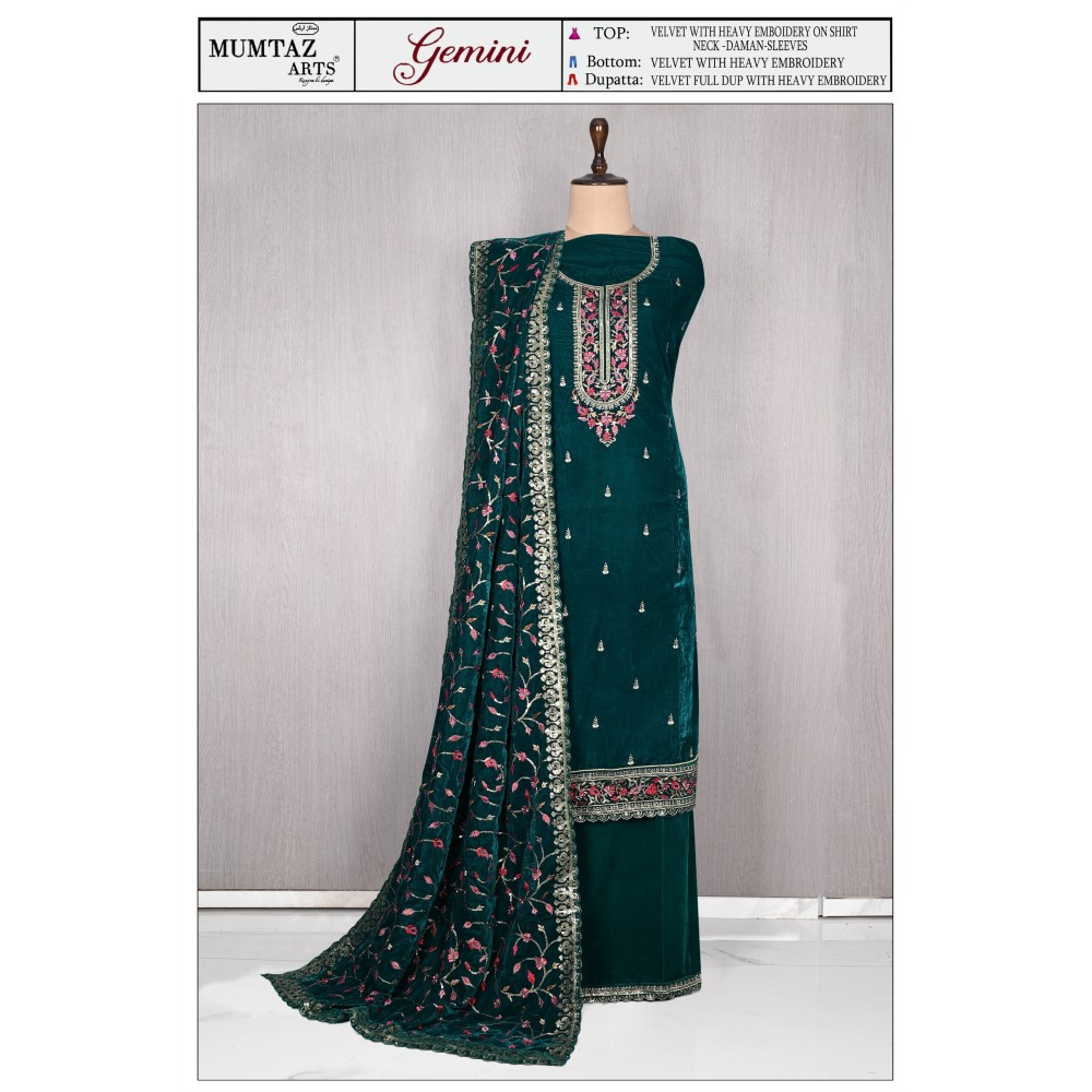 GEMINI VELVET MUMTAZ ARTS (winter Collection)
