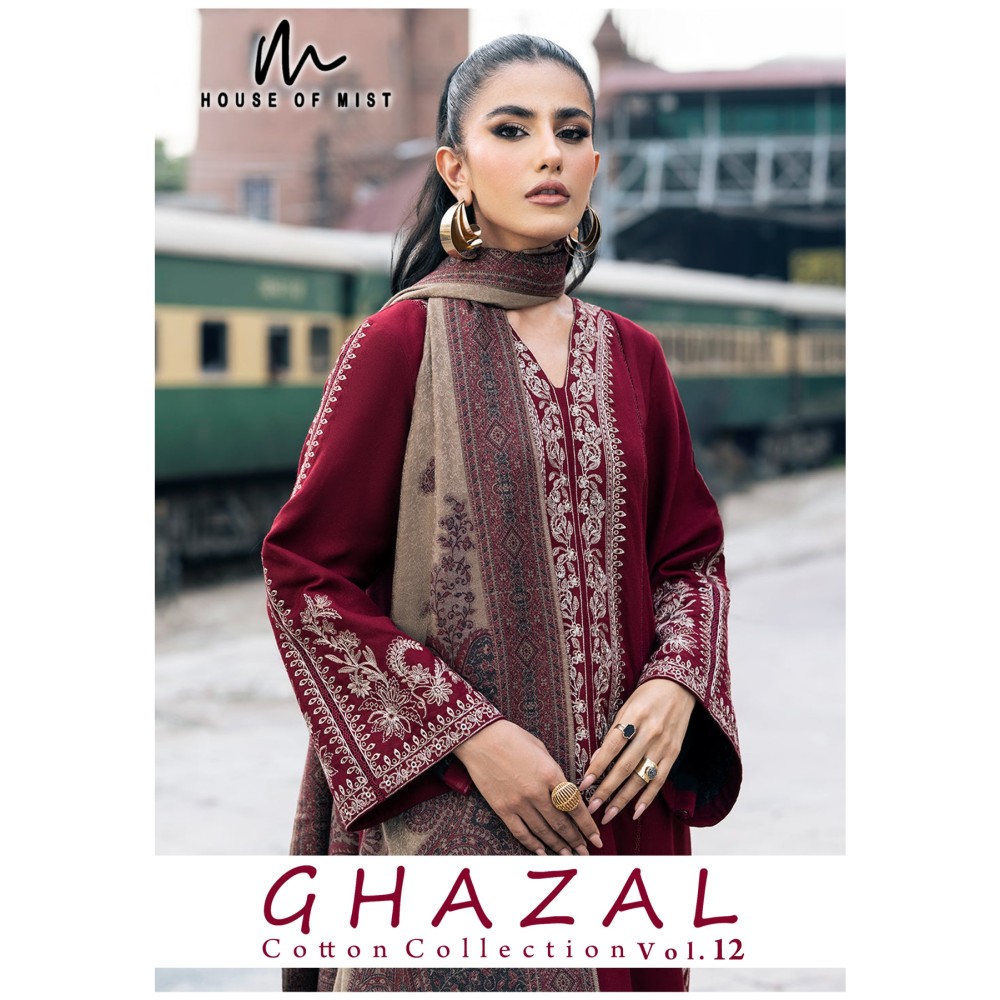 GHAZAL COTTON COLLECTION 12 (Cotton Dupatta)
