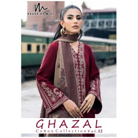 GHAZAL COTTON COLLECTION 12 (Cotton Dupatta)