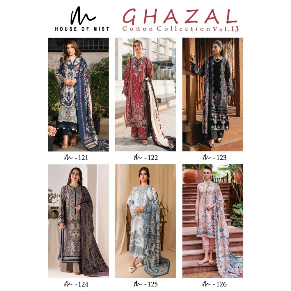 GHAZAL COTTON COLLECTION 13 HOUSE OF MIST