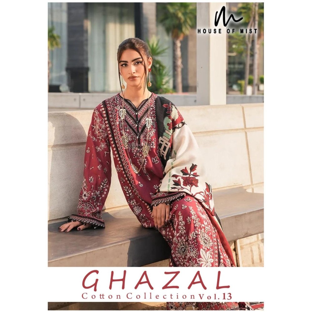 GHAZAL COTTON COLLECTION 13 HOUSE OF MIST