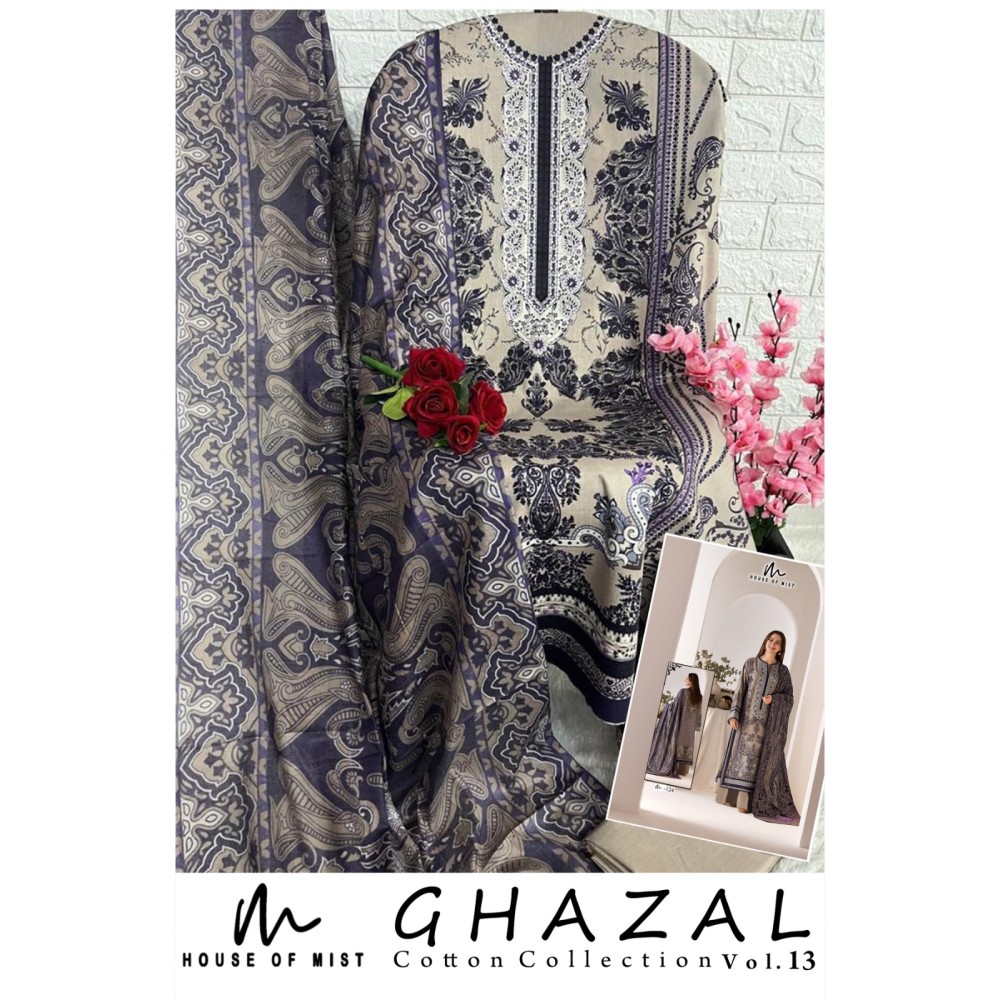 GHAZAL COTTON COLLECTION 13 HOUSE OF MIST