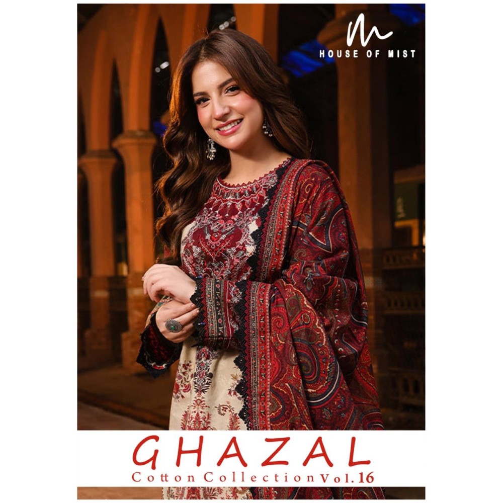GHAZAL COTTON COLLECTION 16 HOUSE OF MIST