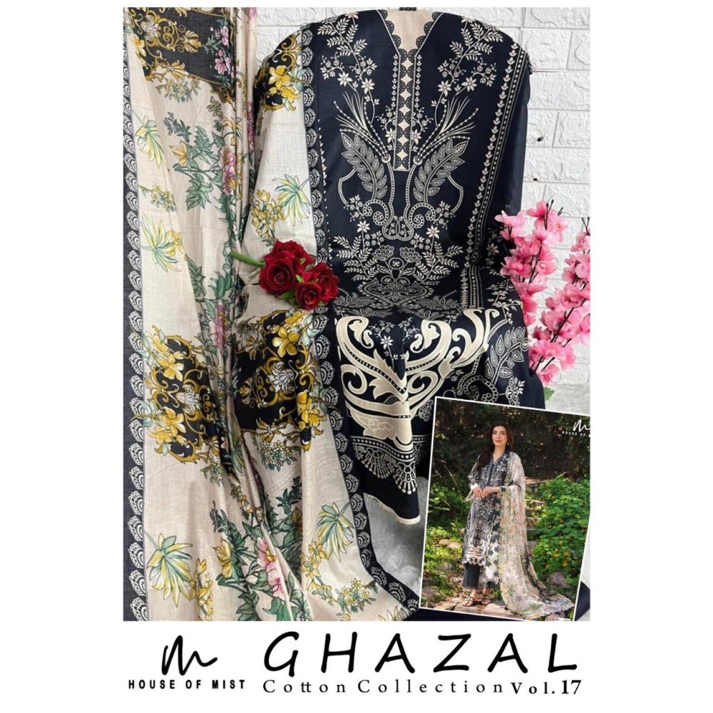 GHAZAL COTTON COLLECTION 17 HOUSE OF MIST