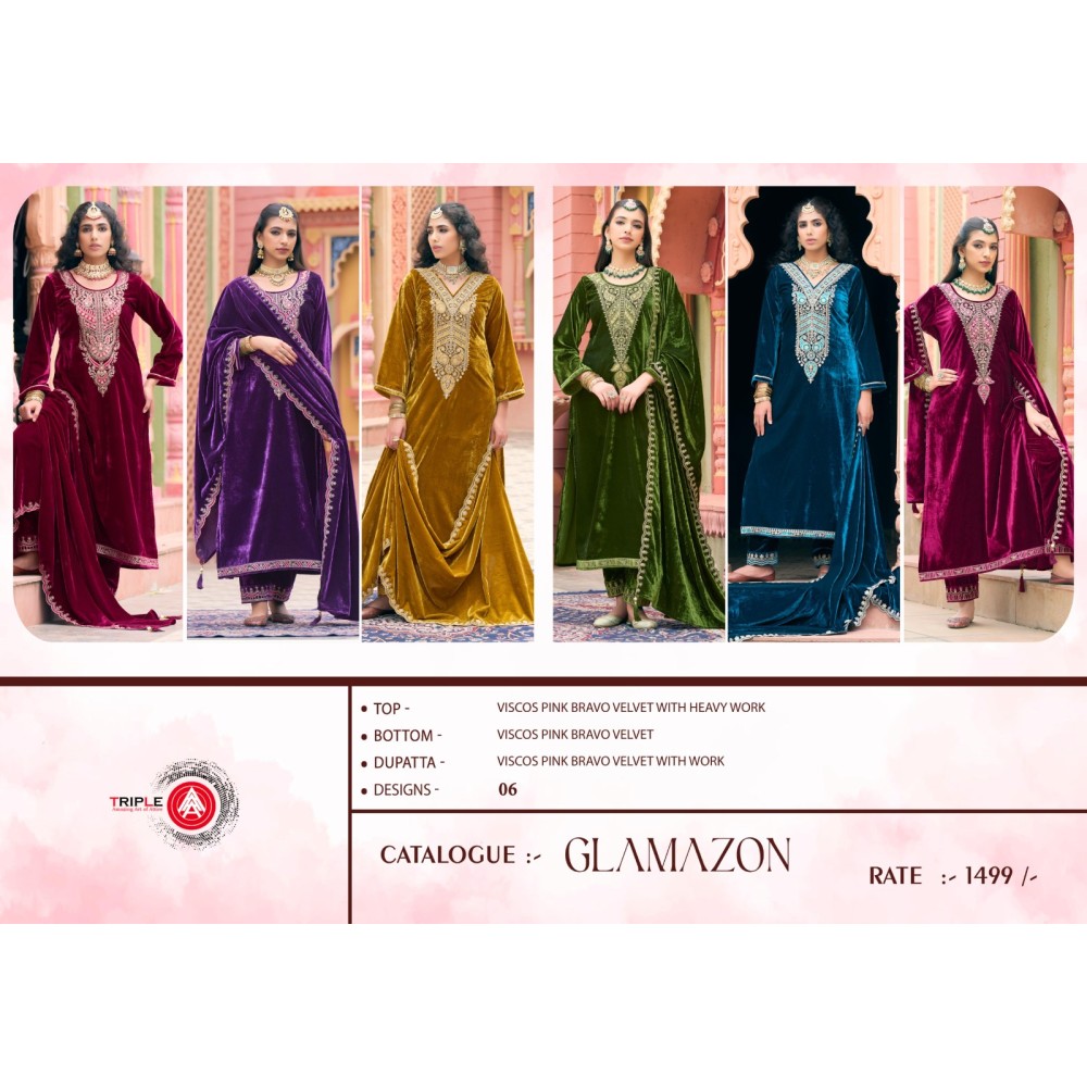 GLAMAZON VELVET TRIPLE A (winter Collection)