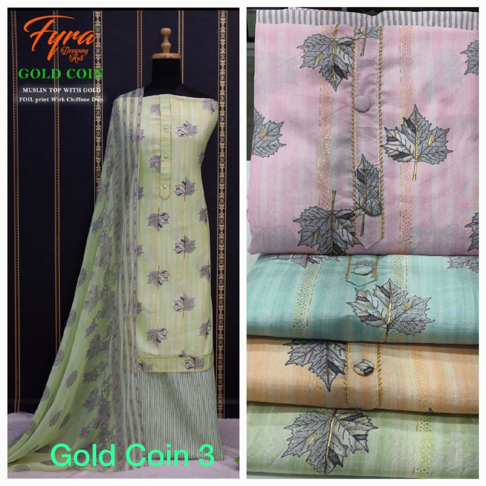 GOLD COIN FYRA ALOK SUITS 