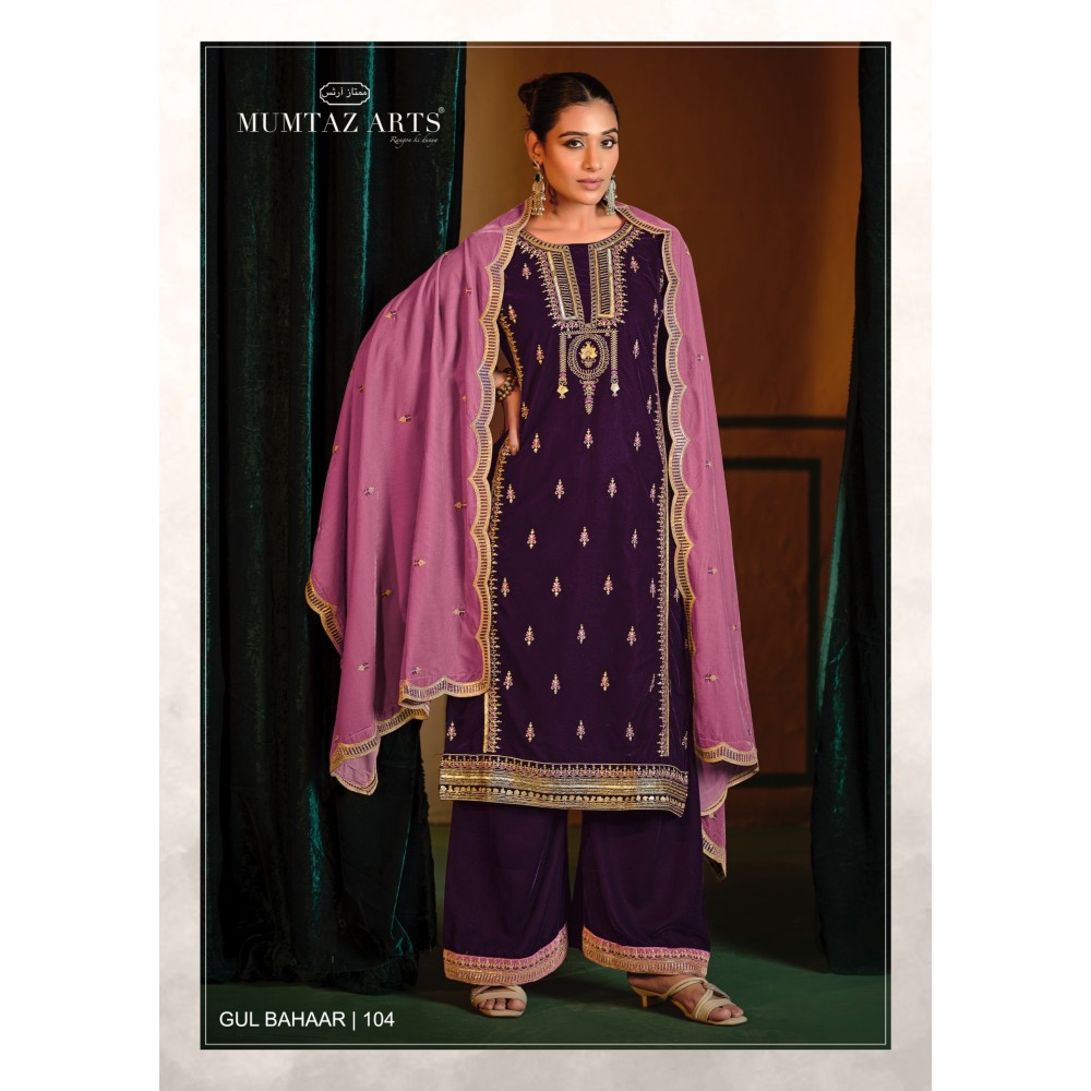 GUL BAHAAR VELVET MUMTAZ  (Winter Collection)