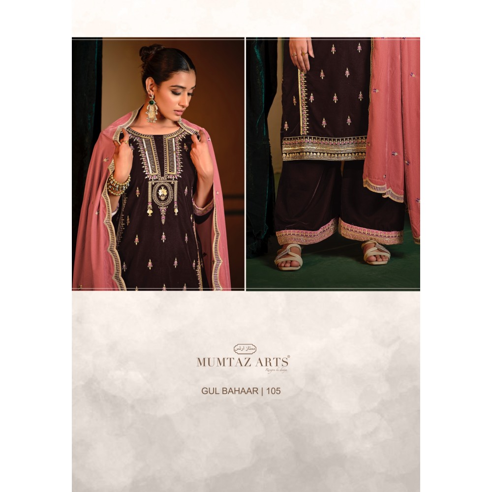 GUL BAHAAR VELVET MUMTAZ  (Winter Collection)