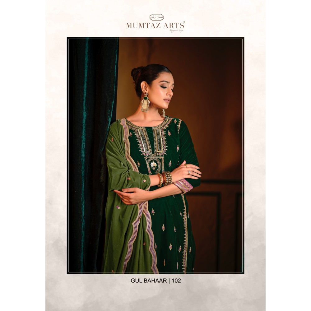 GUL BAHAAR VELVET MUMTAZ  (Winter Collection)