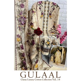 GULAAL CLASSY LUXURY COTTON COLLECTION VOL 14 (Cotton Dupatta)