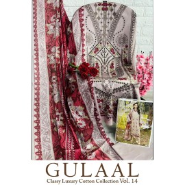 GULAAL CLASSY LUXURY COTTON COLLECTION VOL 14 (Cotton Dupatta)