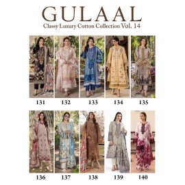 GULAAL CLASSY LUXURY COTTON COLLECTION VOL 14 (Cotton Dupatta)