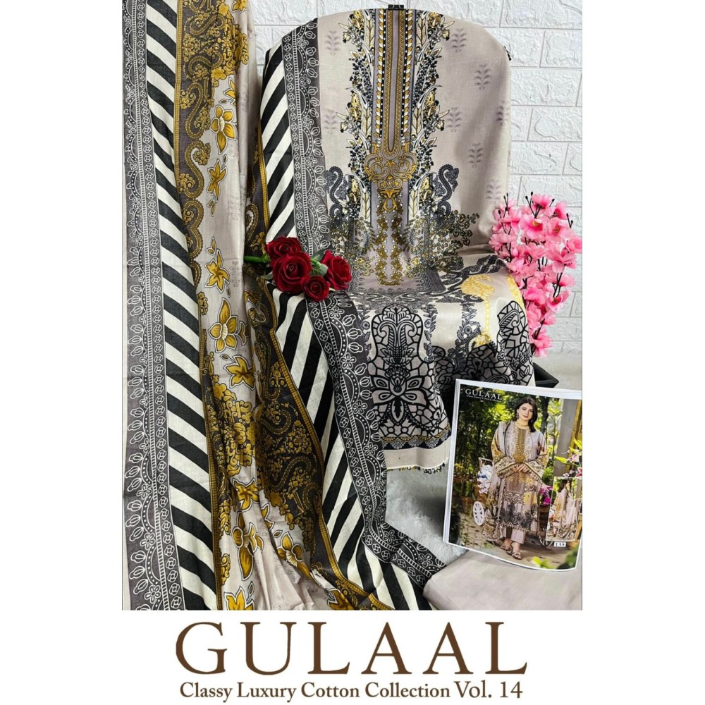 GULAAL CLASSY LUXURY COTTON COLLECTION VOL 14 (Cotton Dupatta)