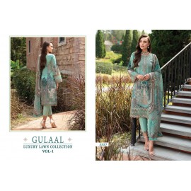 GULAAL LUXURY LAWN COLLECTION VOL 1 SHREE FABS (Chiffon Dupatta)