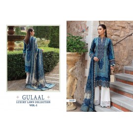 GULAAL LUXURY LAWN COLLECTION VOL 1 SHREE (Chiffon Dupatta)