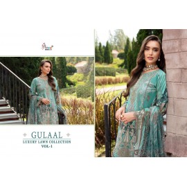 GULAAL LUXURY LAWN COLLECTION VOL 1 SHREE (Chiffon Dupatta)