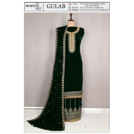 GULAB VELVET MUMTAZ ARTS (winter Collection)