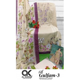 GULFAM VOL 3 BY AL KARAM (Cotton Dupatta)