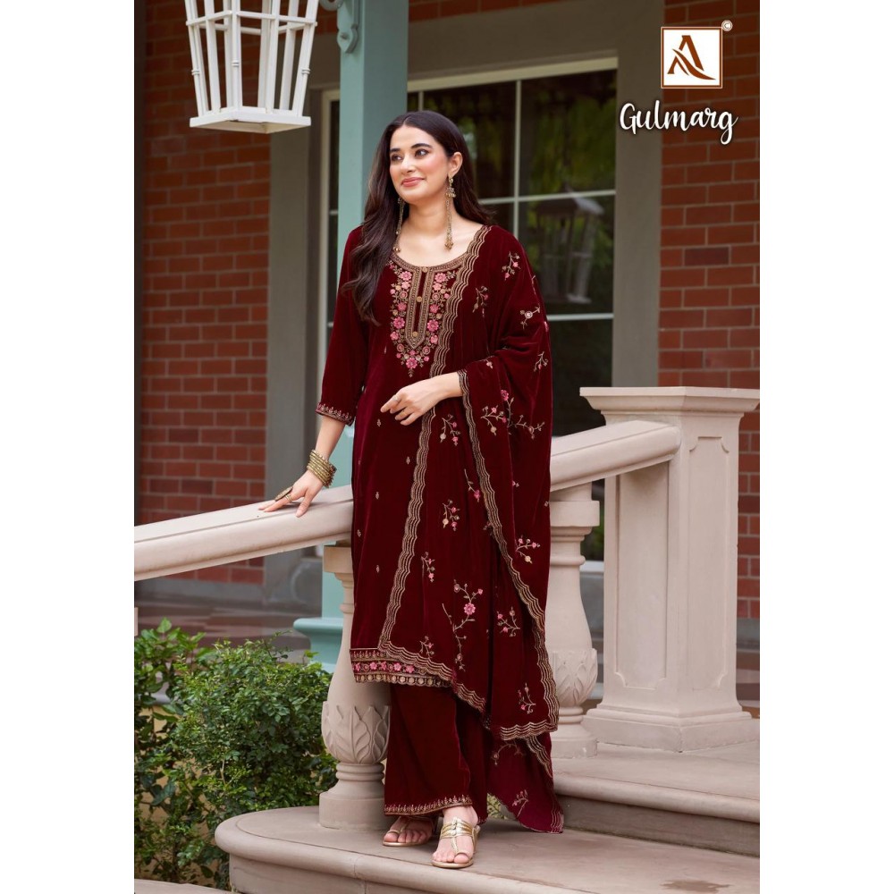 GULMARG VELVET ALOK SUITS (Winter Collection)