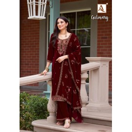 GULMARG VELVET ALOK SUITS (Winter Collection)