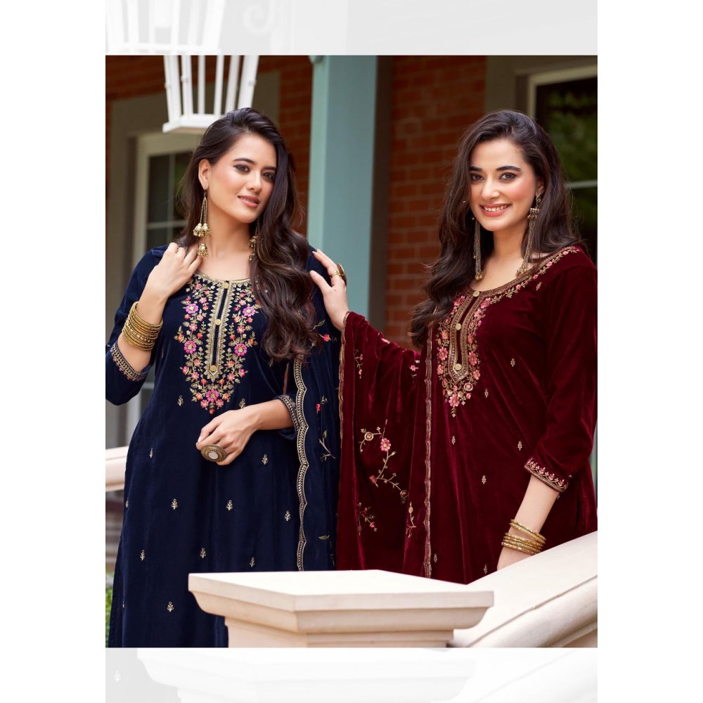 GULMARG VELVET ALOK SUITS (Winter Collection)