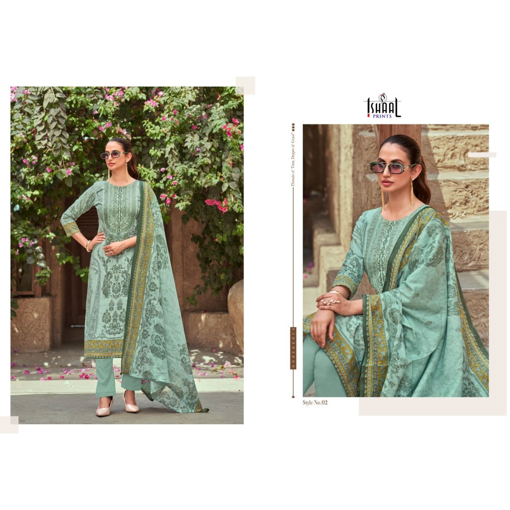 GULMOHAR COMBO 2025 ISHAAL (Cotton Dupatta)