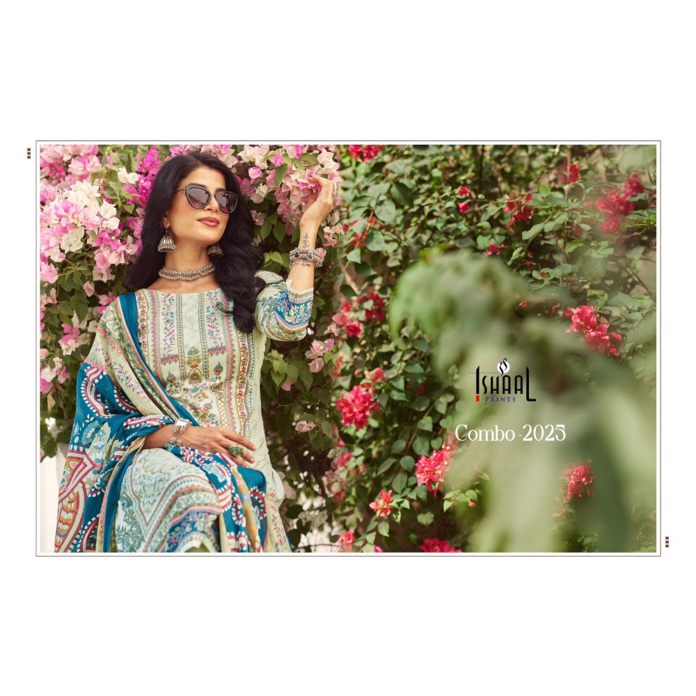 GULMOHAR COMBO 2025 ISHAAL (Cotton Dupatta)
