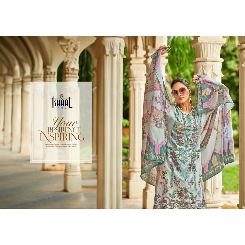 GULMOHAR VOL 32 ISHAAL  (Cotton Dupatta)