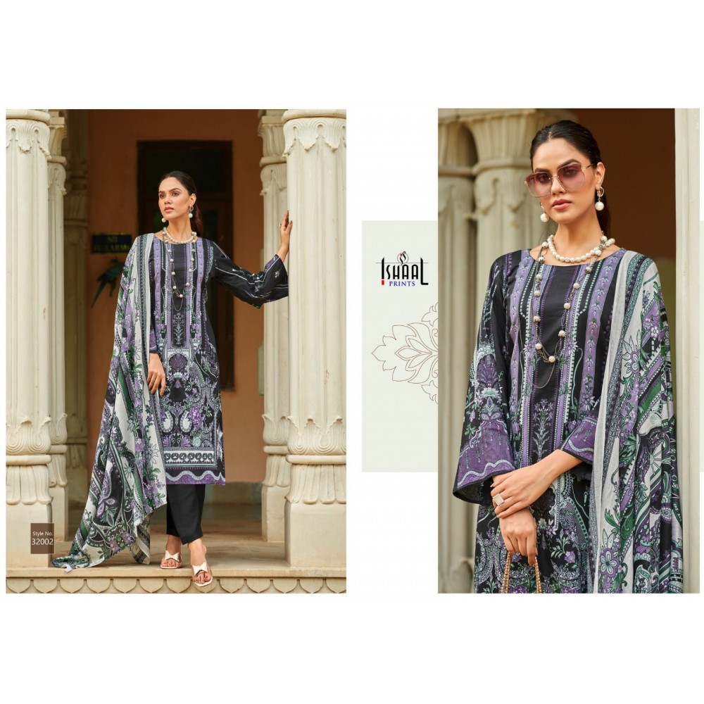 GULMOHAR VOL 32 ISHAAL  (Cotton Dupatta)