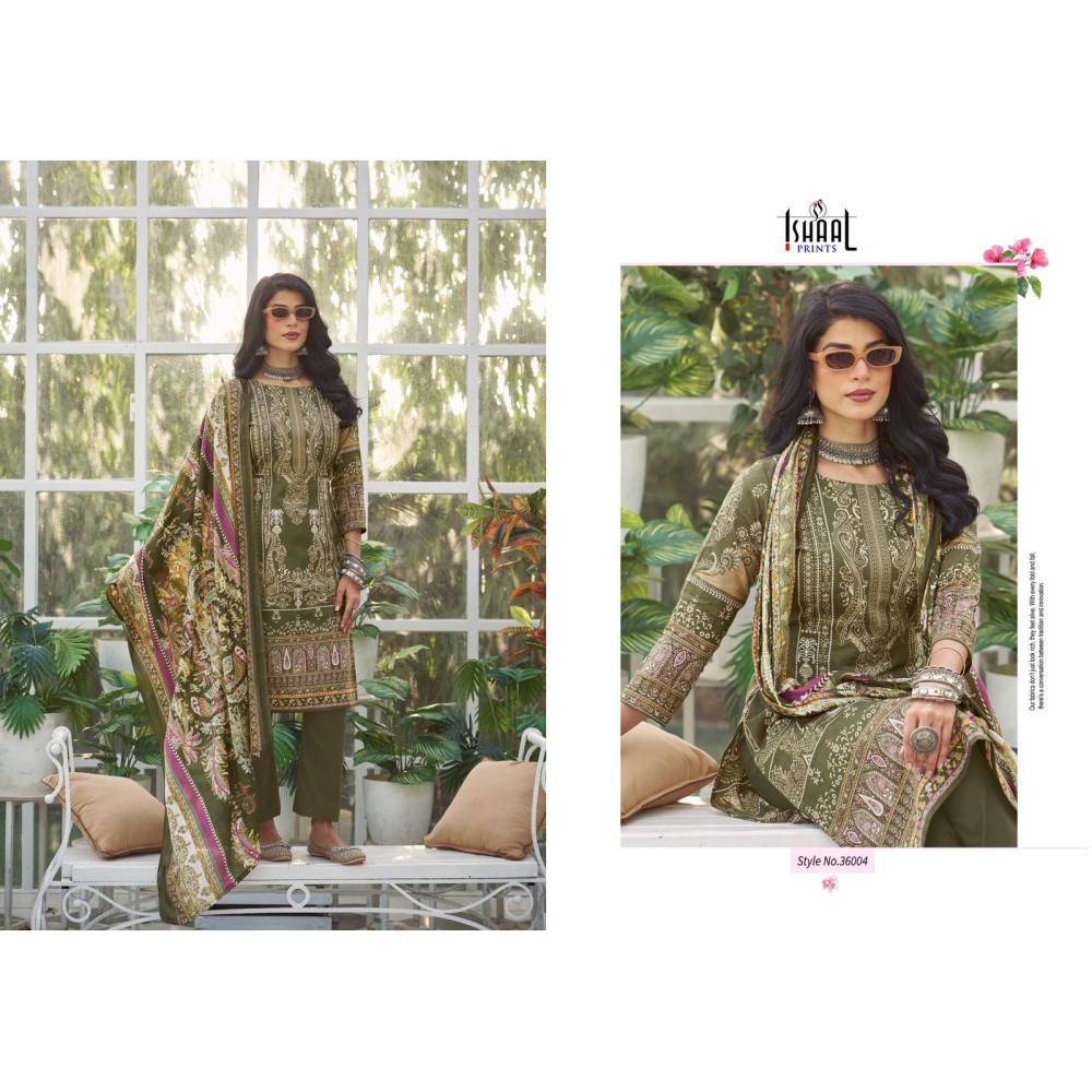 GULMOHAR VOL 36 ISHAAL (Cotton Dupatta)