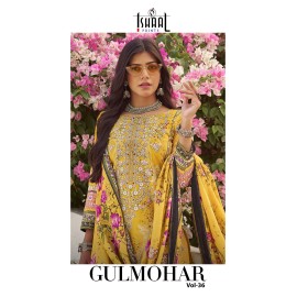 GULMOHAR VOL 36 ISHAAL (Cotton Dupatta)
