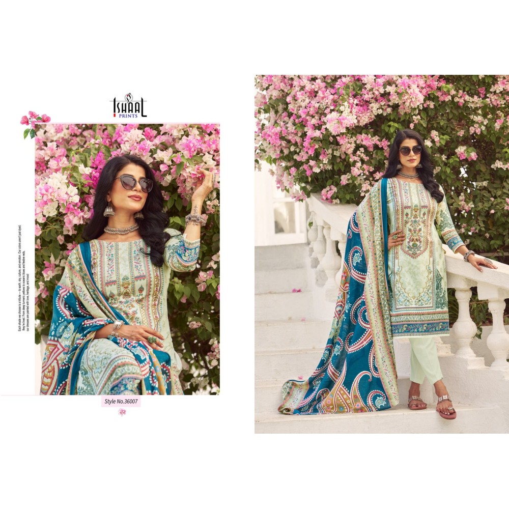 GULMOHAR VOL 36 ISHAAL (Cotton Dupatta)
