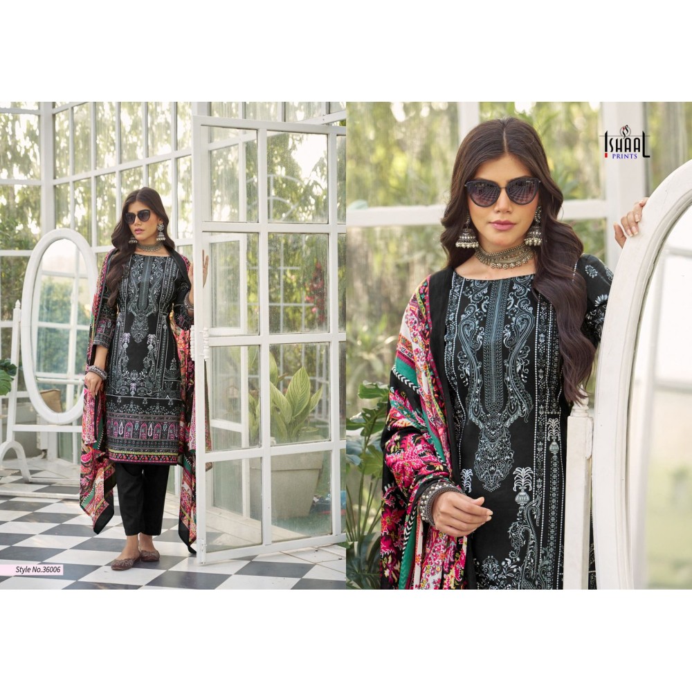 GULMOHAR VOL 36 ISHAAL (Cotton Dupatta)