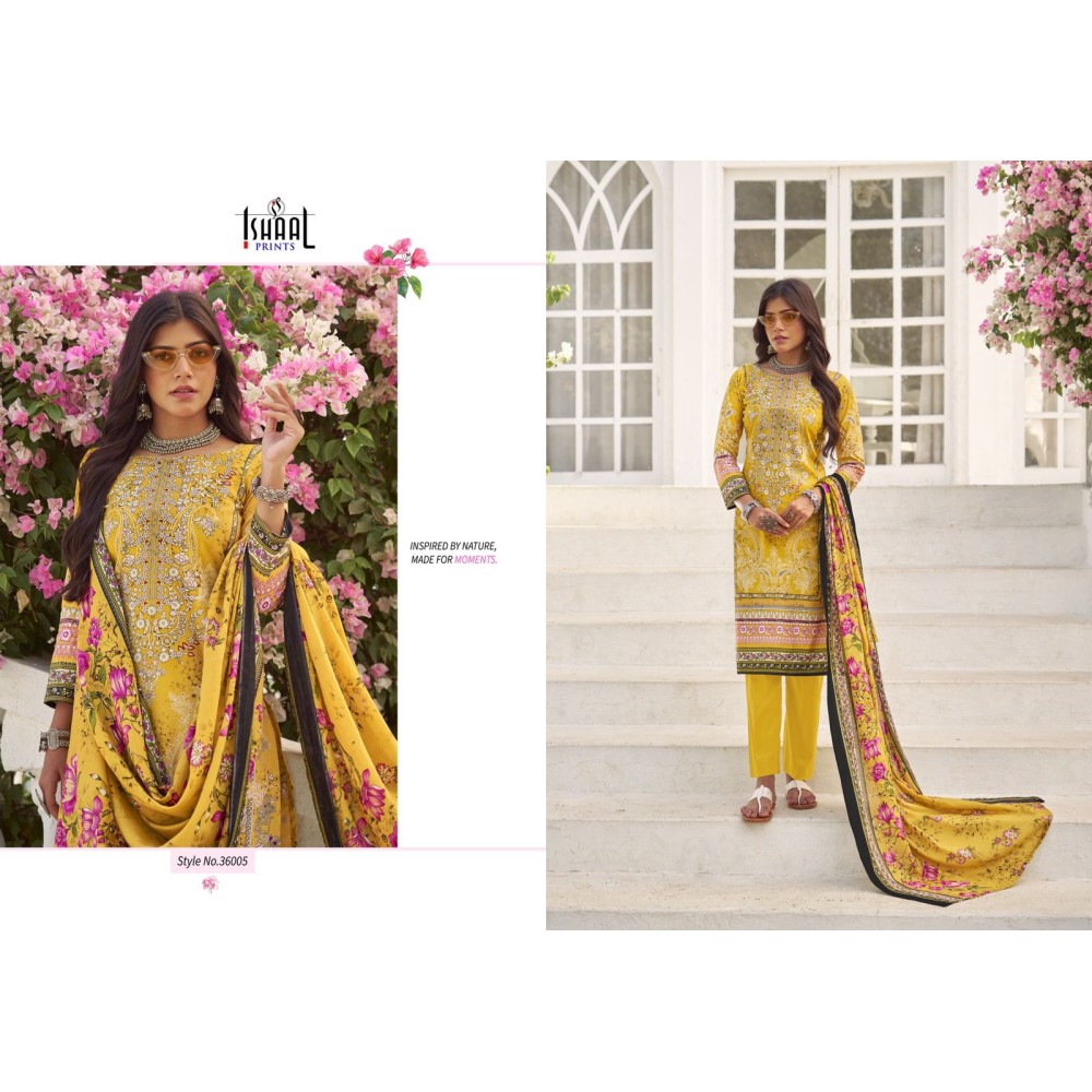 GULMOHAR VOL 36 ISHAAL (Cotton Dupatta)