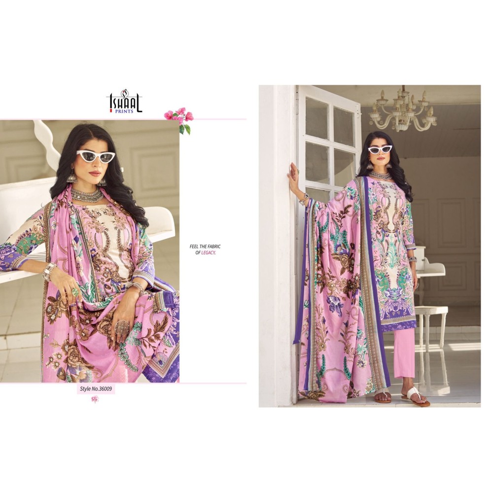 GULMOHAR VOL 36 ISHAAL (Cotton Dupatta)