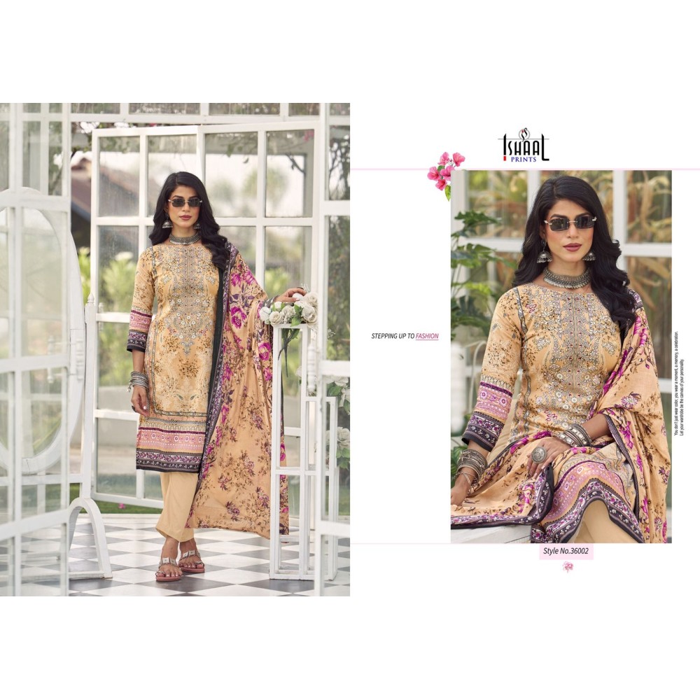 GULMOHAR VOL 36 ISHAAL (Cotton Dupatta)