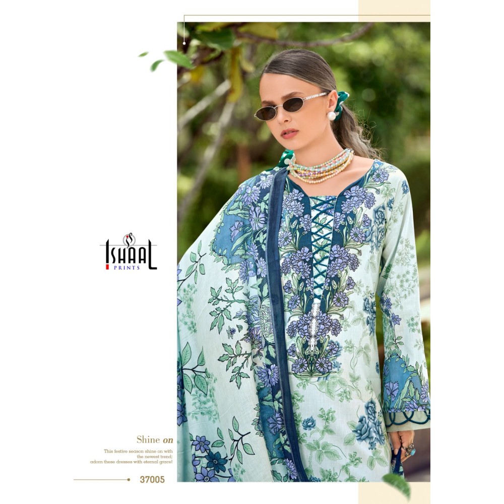 GULMOHAR VOL 37 ISHAAL (Cotton Dupatta)