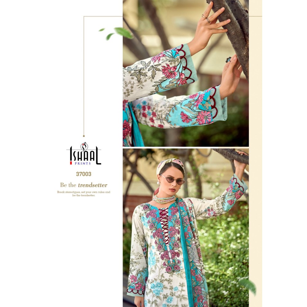 GULMOHAR VOL 37 ISHAAL (Cotton Dupatta)