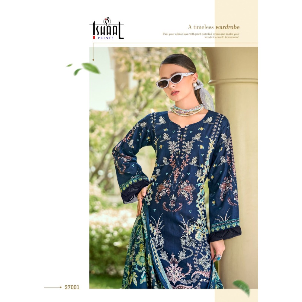 GULMOHAR VOL 37 ISHAAL (Cotton Dupatta)